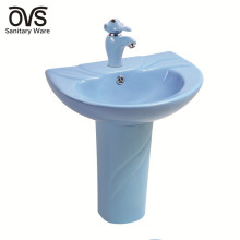 Ceramic Children Pedestal Basin Bathroom Sink